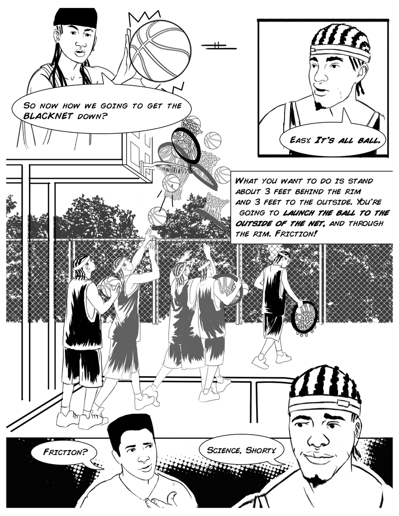 The World's First Portable Replacement Basketball Net